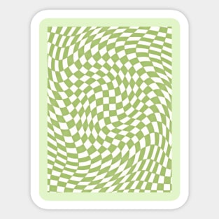 green abstract Sticker